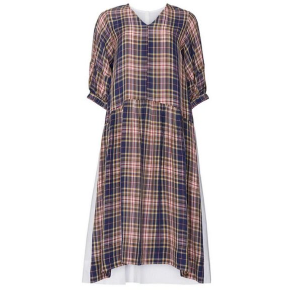 💕SEA NEW YORK💕 Rooney Relaxed Midi Dress ~ Plaid Size 2 - Picture 8 of 16